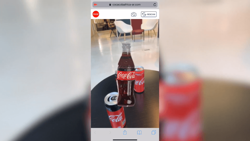 Coca Cola Augmented Reality Example