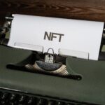 nft word on a paper