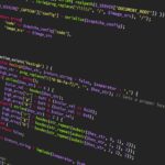 abstract business code coder