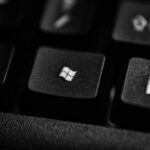 close up of a keyboard