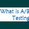 A/B testing