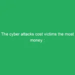 The cyber attacks cost victims the most money : Be careful