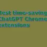 Best time-saving ChatGPT Chrome extensions