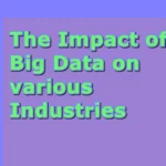 The Impact of Big Data on various Industries