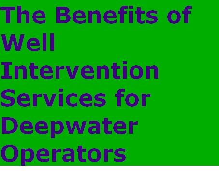 Well Intervention Services