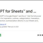 how to integrate chatgpt for google sheets
