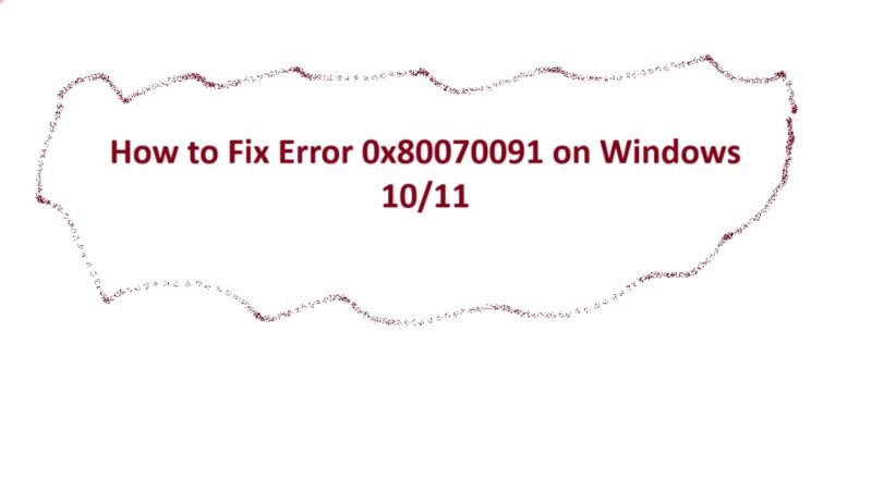 How to Fix Error 0x80070091 on Windows 10/11 - TechResider Submit AI Tool