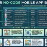 Popular No-Code Mobile App Builders