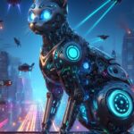 robot cat using iPhone and Screen Recording on an iPhone