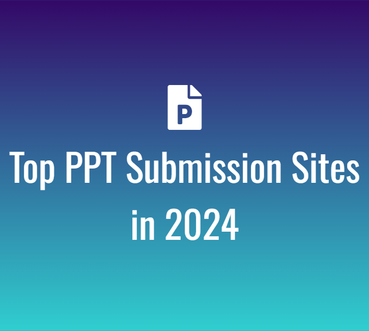 PPT Submission Sites