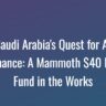 Saudi Arabia's Quest for AI Dominance: A Mammoth $40 Billion Fund in the Works
