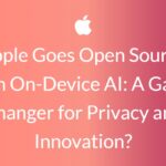 Apple Goes Open Source with On-Device A