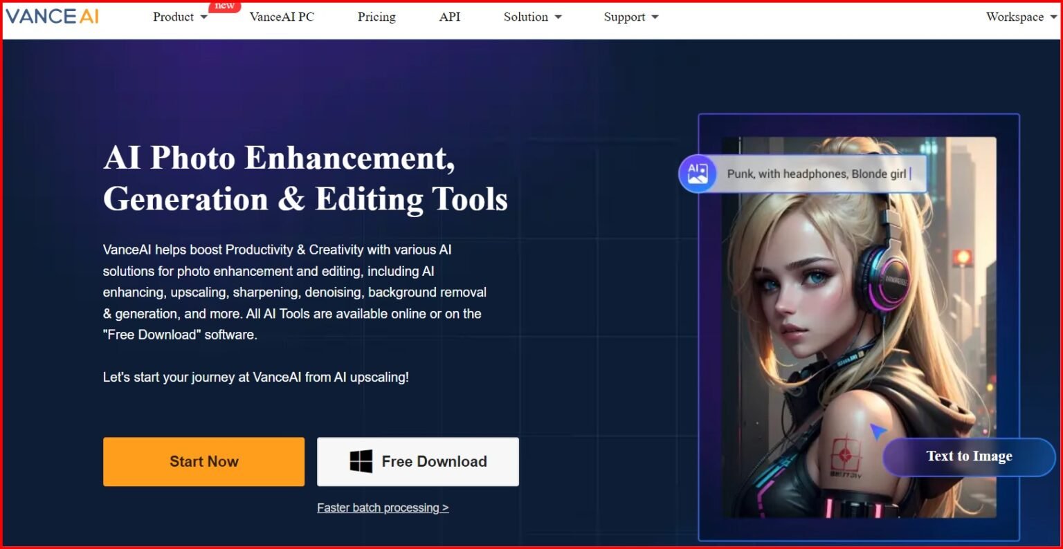 VanceAI's AI-Powered Photo Enhancement Tools - TechResider Submit AI Tool