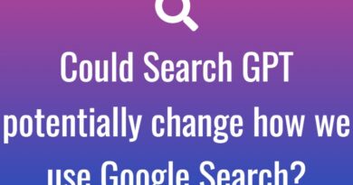 Could Search GPT potentially change how we use Google Search