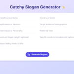 Catchy Slogan Generator