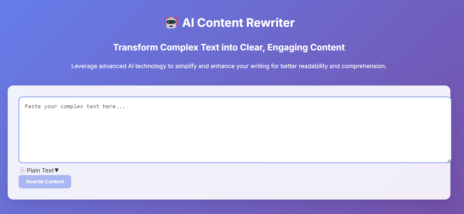 AI Content Rewriters