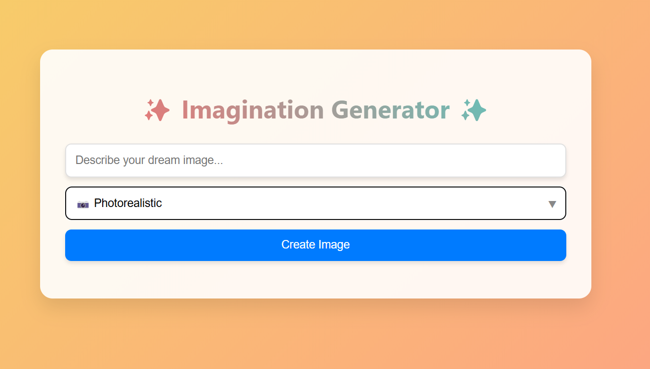 Imagination Generator