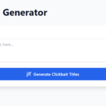 Clickbait Title Generators