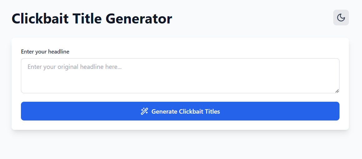 Clickbait Title Generators