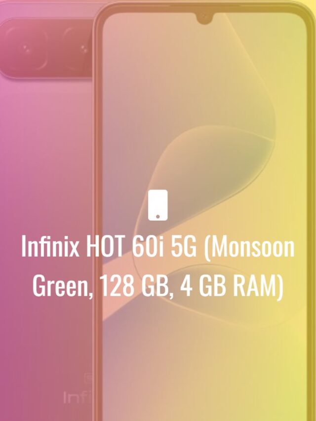 Infinix Hot 60i 5G – Stunning Design & Powerful Performance at ₹9,299