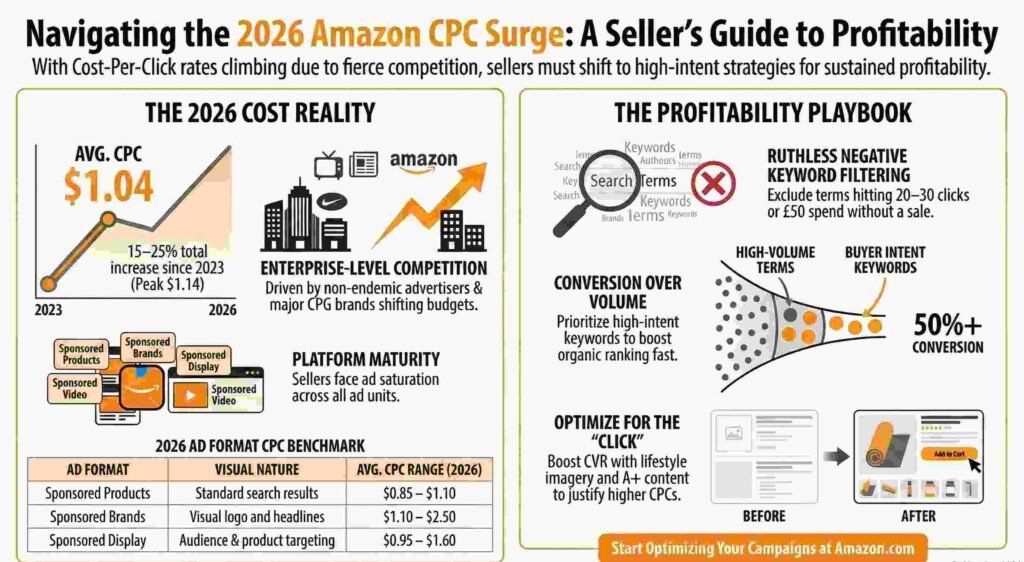 The 2026 Amazon Ads Profitability Blueprint: Outsmarting "CPC Creep" to Protect Your Margins