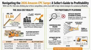 The 2026 Amazon Ads Profitability Blueprint: Outsmarting "CPC Creep" to Protect Your Margins 1 Profitability Blueprint: Outsmarting "CPC Creep" to Protect Your Margins
