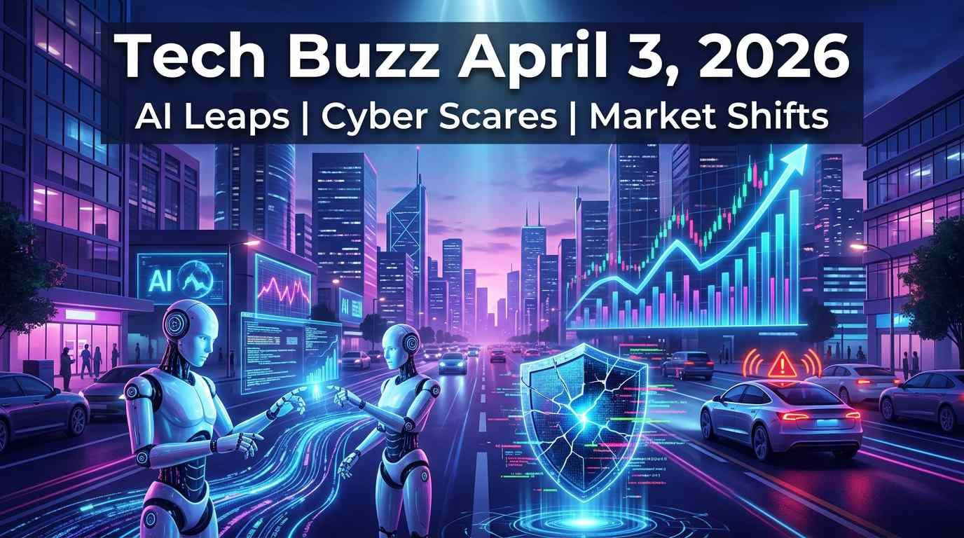 Tech Buzz: AI Leaps, Cyber Scares, and Market Shifts