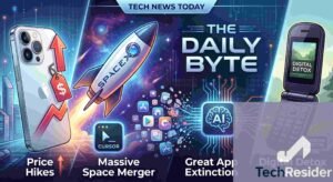 The Daily Tech Byte Apple Price Hikes, Massive Space Mergers, and the Great App Extinction