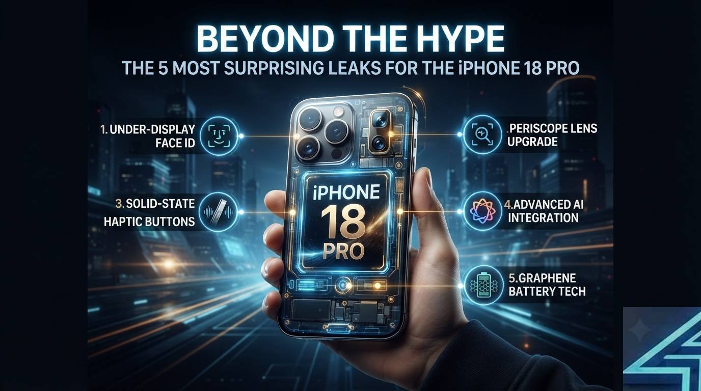 Technology Blog |AI | ML | AR | VR | Robotics 15 Beyond the Hype: The 5 Most Surprising Leaks for the iPhone 18 Pro