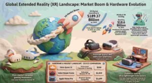 6 Mind-Bending Realities of the Spatial Computing Landscape in 2026 1 Global Extended Reality Market Overview